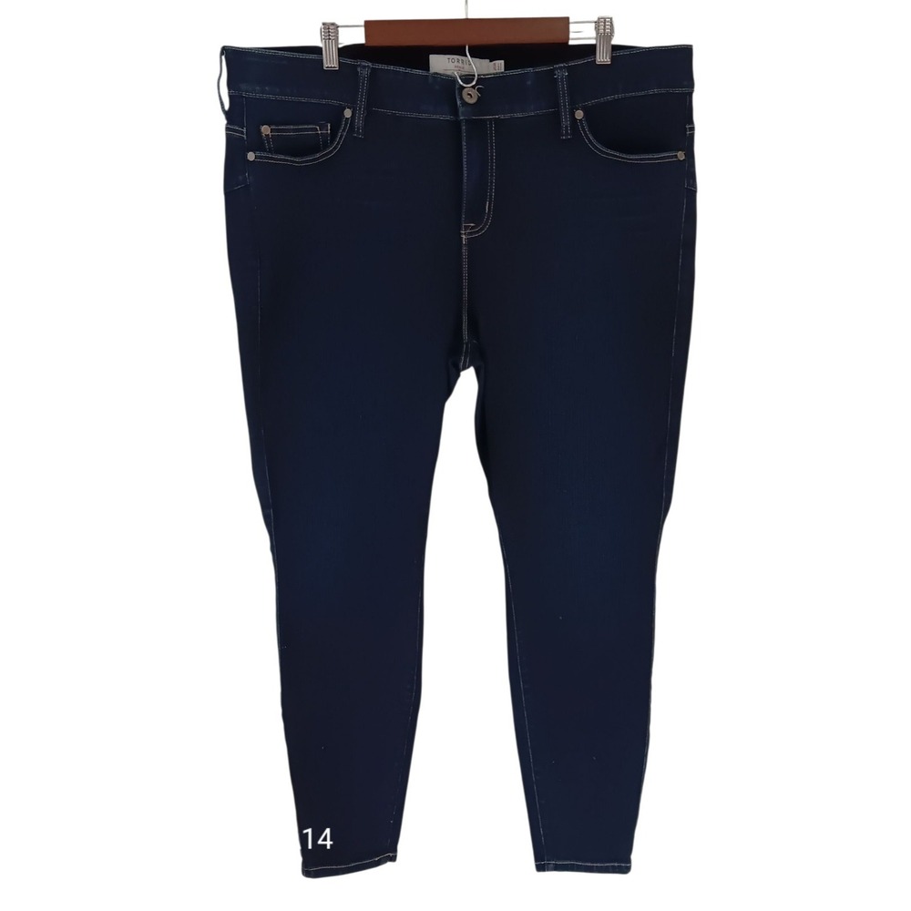 TORRID Bombshell Skinny Jeans 20R Blue‎ Denim Premium Stretch Curvy Fit